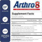 U.S. Doctors’ Clinical Arthro8 - Doctor-Formulated Joint Supplement + Hyaluronic Acid + Turmeric & Collagen for Flexibility, Mobility, & Strong Cartilage - 60 Capsules - 15/30-Day Supply