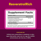 ResveratrolRich by Natural Factors, Super Strength Resveratrol Concentrate, Promotes Healthy Aging, 60 capsules (60 servings)