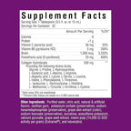 Liquid Collagen Beauty Formula with Amino Acids, Protein and Biotin, Delicious Grape Flavor, Purple 16 oz ,32 servings