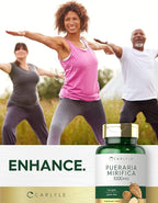 Carlyle Pueraria Mirifica Capsules | 120 Count | Root Extract | Non-GMO & Gluten Free Supplement
