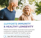 DR. EMIL NUTRITION Resveratrol Supplement - Healthy Aging Supplement with 500mg Resveratrol and 100mg Quercetin - Supports Normal Cellular & Cognitive Health, 60 Capsules