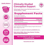 Pink Stork Myo-Inositol & D-Chiro Inositol: 3.6:1 Blend to Support Fertility, Hormone Balance for Women - Ovarian Function, Ovulation, Conception, and Period Support Supplement - 60 Capsules