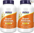 NOW Foods Supplements, Super Primrose 1300 mg with Naturally Occurring GLA (Gamma-Linolenic Acid), 120 Softgels, (Pack of 2)