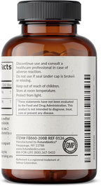 Futurebiotics Ashwagandha Extra Strength Stress & Mood Support with BioPerine - Non GMO Formula, 200 Vegetarian Capsules
