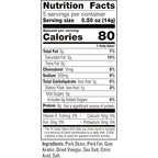EPIC Sea Salt and Vinegar Pork Rinds, Keto Friendly, Protein Snacks, 2.5 oz (Pack of 4)