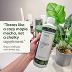 Liquid Collagen for Women - Vegan Collagen Liposomal Supplement - Ultra Absorption, Plant Based with Bamboo Extract, Vitamin C, Amino Acids - Skin, Hair, Nail, Joint Support - Maple Mocha 30 Servings