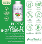 Maxi Health Calcium 1000 mg Supplement with Vitamin D3 (1000 IU) and Magnesium (500 mg) - Bone, Teeth and Joint Support for Men and Women - 360 Capsules - Maxi Cal