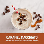 SlimFast Protein Shake with Caffeine, Caramel Macchiato- 20g Protein, Meal Replacement Shakes, High Protein with Low Carb and Low Sugar, 24 Vitamins and Minerals, 12 Count (Pack of 1)