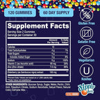 Vital+Boon - Elderberry Gummies with Vitamin C & Zinc (120 Gummies)| Immune Defense Supplement with Natural Flavors | Pectin Fruit Gluten Free Immune System Booster Gummies for Adults