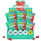 Shameless Snacks - Healthy Low Calorie Snacks, Low Carb Keto Gummies (Gluten Free Candy) - 6 Pack So Beary Cherry