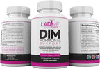 DIM Complex 150mg Hormonal Support Menopause Relief Supplement for Hot Flashes & Hormonal Acne Relief Bioperine, Broccoli & Calcium Estrogen Metabolism Balancing Pills for Women 60 Capsules by LadyMe