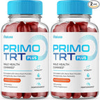 (2 Pack) Primo TRT Gummies, Primo TRT Advanced Performance Blend Supplement, PrimoTRT Try Prime Gomitas Maximum Strength for Males Support for Overall Health Wellness All Natural Ingredients (120 Ct)
