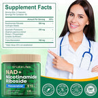 NAD Supplement - NAD+ Nicotinamide Riboside 910 Mg Supplement for Women & Men, Liposomal Nicotinamide Riboside with Resveratrol, for Focus, Boost - 120 Capsules (120 Count (Pack of 1))