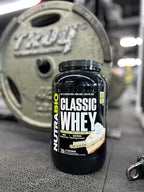 NutraBio Classic Whey Protein Powder- 25G Protein Per Scoop - Full-Spectrum Amino Acid Profile - No Fillers, Artificial Colors, Preservatives - (Banana Cream Pie, 2 Pounds)