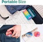 Sukuos Large Weekly Pill Organizer 2 Times a Day, Daily Pill Box 7 Day Easy to Open with Double Protection, AM PM Pill Case for Medicine/Vitamin/Fish Oil/Supplements (Cyan)