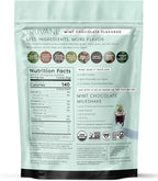 Truvani Vegan Pea Protein Powder | Mint Chocolate | 20g Organic Plant Based Protein Per Serving | 10 Servings | Keto | Gluten & Dairy Free | Low Carb | No Added Sugar