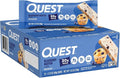 Quest Nutrition Blueberry Muffin Protein Bars, 20g Protein, 2g Sugar, 5g Net Carb, High Fiber, Gluten Free, Keto Friendly, 12 Count