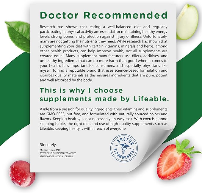 Lifeable Sugar Free Vitamin B12 Gummies | 1000 mcg | Great Tasting B12 Vitamins Gummies | Energy, Mood, and Metabolism Support | B 12 Vitamin Gummies for Men, Women, Adults | 90 Gummies