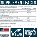 PMS Support Supplement for Women with Chasteberry, Maca Root, Ashwagandha - Period Relief, Bloating Relief for Women, Mood Support, Hormone Balance Herbal Supplements - 30 Day, 60 Vegan Capsules