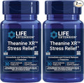 Life Extension Theanine XR™ Stress Relief – L-Theanine – Promotes a Calm Response to Daytime Stress-– Non-GMO,Gluten-Free,Vegetarian-– 30 Tablets,(Pack of 2)