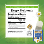 Twinings Superblends Sleep+ Herbal Tea with 1mg Melatonin Camomile, Cinnamon & Vanilla, Naturally Caffeine-Free, Enjoy Hot or Iced,16 Tea Bags (Pack of 2)