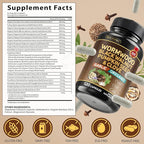 Wormwood Black Walnut Clove Cleanse for Humans - Natural Gut Cleanse & Digestive Health with Pumpkin Seed Garlic Oregano Neem Papaya Turmeric Diatomaceous Earth Probiotic Supplement Vegan Capsules
