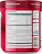 Terra Kai Organics Juce SR7 Sport Reds Organic Fruit & Veggies w/Pea Protein | 43 Superfoods, Antioxidants, Mushrooms, Beets, Herbal Adaptogens, Probiotic, Fiber, Garden Berry Flavor (30 Servings)