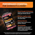 21st Century Full Fuel 365 Creatine Monohydrate Gummies, 5g Per Serve, Muscle Strength, Recovery & Cognitive Support, Mixed Berry Flavor, 75 Gummies