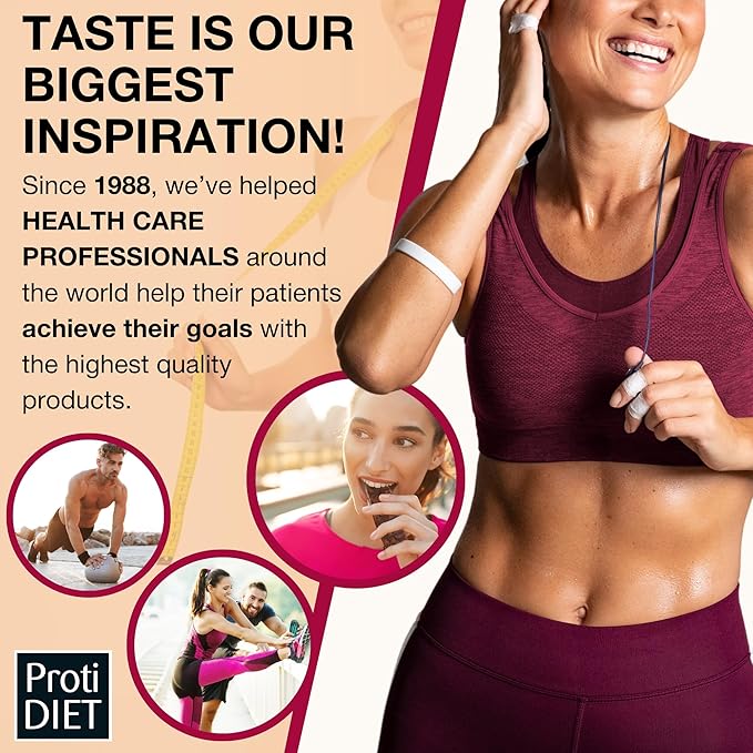 ProtiDIET Chocolate Protein Wafer Bars - High-Protein Low Sugar Snacks, No Trans Fat Energizing Nutrient-Rich Chocolate Wafers, Perfect On The Go Nutritional Snack - 7 Protein Wafers Per Box