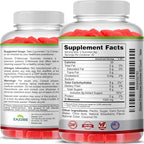 Zazzee D-Mannose Gummies, 1000 mg per Serving, 60 Vegan Gummies, Strawberry Flavor, Non-Sugar-Coated, Potent & Fast-Acting, All-Natural Urinary Tract Health Support, Made in the USA
