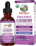 MARYRUTH'S Elderberry Liquid Drops for Adults & Kids | Immune Support | Antioxidant | Overall Wellness | Elder Berry Extract | USDA Organic | Sugar Free | Vegan | Non-GMO | Gluten Free | 1 Fl Oz