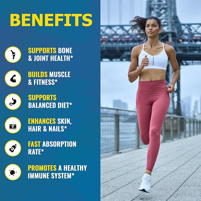 Zammex Premium Collagen Peptides Powder, Hydrolyzed Collagen Peptide, Support for Hair Skin Nails, Joints Health, Grass Fed, Non-GMO, Keto Friendly, Gluten-Free, Easy to Digest, 30 Servings