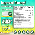 Soursop Graviola Gummies, Max Strength Soursop Leaves Extract with Sea Moss, Turmeric for Cell Support & Regeneration, Immunity, Liver and Antioxidant, Sugar/Gluten Free, Vegan - 60 Soursop Gummies