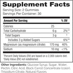 NATURELO Magnesium Citrate Gummies - for Calm & Relaxation Support, Natural Berry Magnesium Gummies, 60 Vegetarian Gummies (Pack of 2)