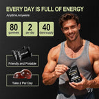 Shilajit Gummies for Men & Women, Rich in Ashwagandha Gaulshura Fulvic Acid 85 Micronutrients, No Added Sugar Non-GMO 100% Natural Organic, Energy Support & Overall Health, 80 Gummies