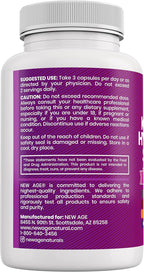 NEW AGE Collagen Pills Biotin Keratin Saw Palmetto Hyaluronic Acid - Hair Skin and Nails Vitamins and DHT Blocker with Vitamin E Folic Acid Pumpkin Seed MSM- 90 Count