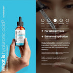 ArtNaturals Hyaluronic Acid Serum - Anti- Aging Facial Serum, Natural Moisturizer w/Vitamin C Serum & Vitamin E - for Skin Care - Reduce Wrinkles & Dark Spots (1 Fl Oz (Pack of 1))