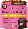 Natural Dog Company Urinary & Bladder Supplement for Dogs – Cranberry & D-Mannose, Marshmallow Root & Astragalus Soft Chews, Supports Urinary Tract Health, Bladder Function & Normal Urine Flow, 90 Ct