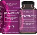 Reserveage Beauty, Resveratrol 500 mg, Antioxidant Supplement for Heart and Cellular Health, Supports Healthy Aging and Immune System, Paleo, Keto, 60 Capsules