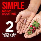 OmniBiotics USDA Organic Cranberry Pills for Women - High Potency 25,000 mg Supplement with 25:1 Fruit Extract - Daily Urinary Tract Support - 120 Vegan Capsules