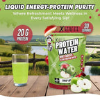 XMafia - Clear Whey Protein Isolate Powder – 20g Protein + Collagen Peptides, 30 Servings, Zero Sugar, Refreshing Light Protein Drink Water, Whey Powder Protein Shake, Lactose Free – Apple