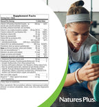 NaturesPlus Hema-Plex Iron - 30 Slow-Release Tablets, Pack of 2 - Total Blood Health - 85 mg Chelated Iron - with Vitamin C & Bioflavonoids - Non GMO, Vegetarian & Gluten Free - 60 Total Servings