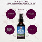 WishGarden Herbs Sleepy Nights & Fresh Mornings - All-Natural Herbal Sleep Aid Tincture, Organic Sleep Supplement with Passionflower, Hops and Scullcap, Supports Deep Sleep & Healthy Sleep Cycles, 2oz