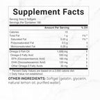 Omega-3 Fish Oil Burpless Formula from Wild Caught Deep Sea Fish, 360 Softgels | 1,000 mg Fish Oil with 180 mg EPA & 120 mg DHA per Serving | Natural Lemon Flavor | Non-GMO, cGMP Manufactured