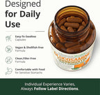 Glucosamine Chondroitin MSM – Joint Support Supplement for Women and Men with Glucosamine Sulfate 1500 mg, Chondroitin and MSM – for Cartilage, Joint Health and Flexibility – 180 Capsules, Vegan