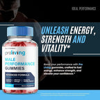 ProLiving Gummies, Pro Living Performance Gummy - Maximum Strength Supplement Gummies, All Natural Support Overall Health & Wellness, Premium ProLiving Advanced Support Gummy Reviews (60 Gummies)