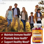 NEW AGE Vitamin D3 5000 IU 125mcg Gummies - Immune Supplement - Non-GMO, Gluten-Free, Dairy-Free, No Gelatin (60 Gummies (Pack of 1))