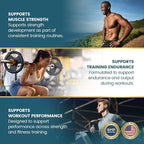 Vykee Nutrition Creatine Monohydrate Capsules 1,500 mg - Daily Creatine Supplement for Muscle Strength Training, Endurance, and Workout Performance Support - Vegan, Non-GMO - 120 Capsules