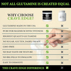 Crave Edge Alcohol Craving Support, Physician-Formulated Anti Alcohol Replacement Drink, Stop Drinking, Liver Detox, Fast Acting, No Big Pills or Bad Taste (150G Powder, 30 Servings)