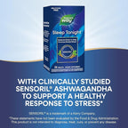 Nature's Way Sleep Tonight, Stress-Reducing Formula to Promote Restful Nights*, Melatonin Free Sleep Support with Ashwagandha and L-Theanine*, Vegan, 28 Tablets (Packaging May Vary)